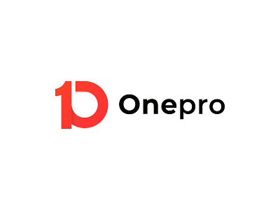 Onepro Logo Design 3d abstract icon app icon brand branding creative icon icon deign illustration letter mark logo logo design logotype minimalist modern monogram logo music app simple logo symbol tech logo