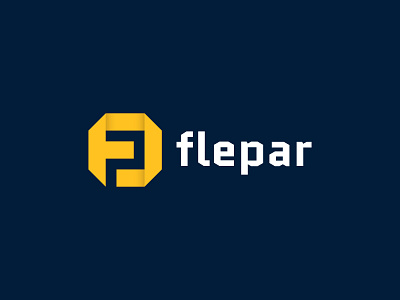 F Letter Flepar Logo