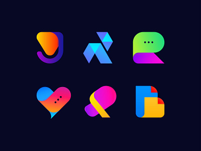 Colorful Logos & Marks by Jowel Ahmed on Dribbble