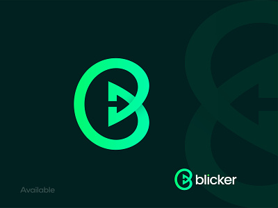 Blicker logo design concept