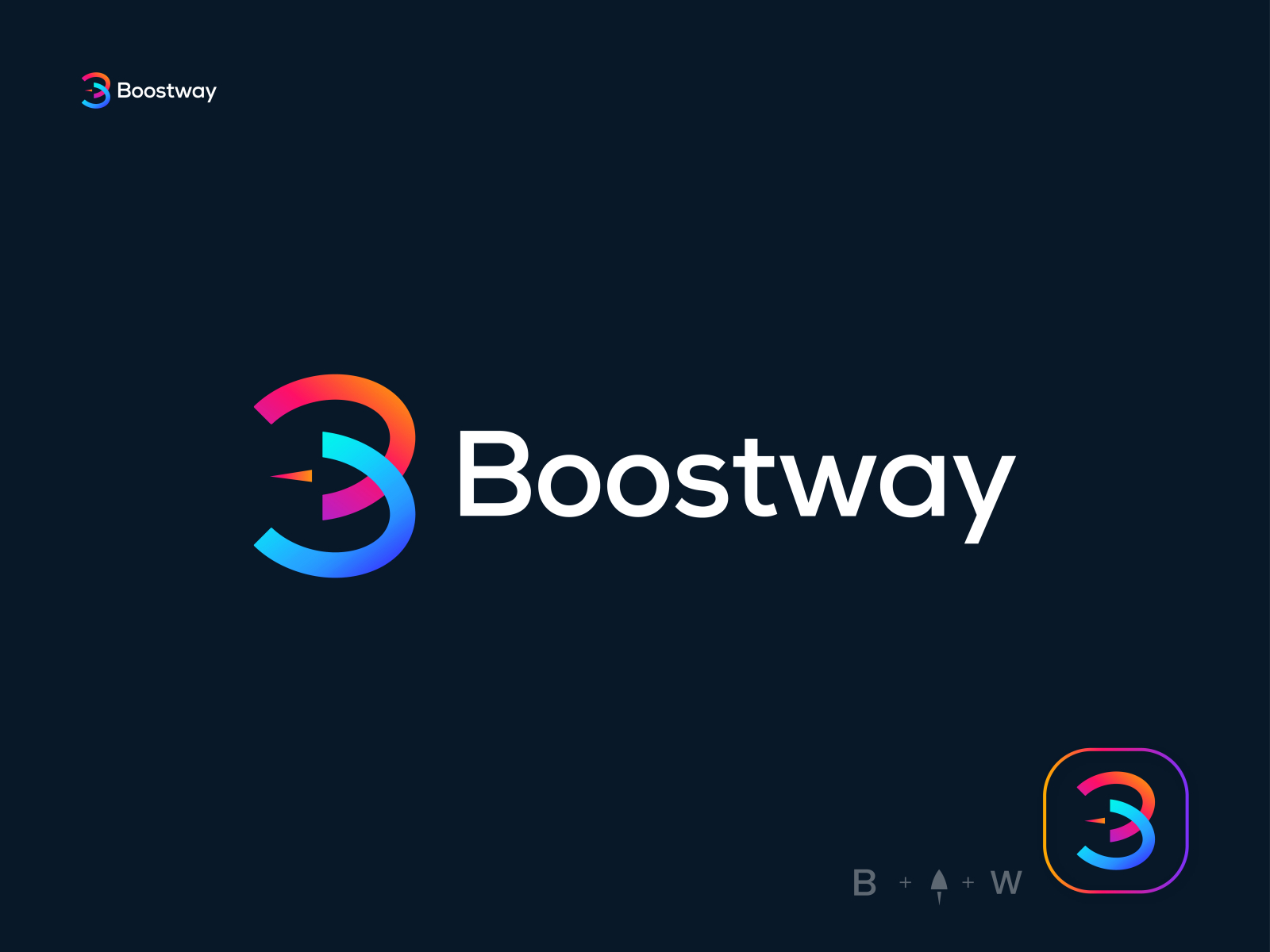 Dribbble - Booster Logo Design-01.jpg By Jowel Ahmed