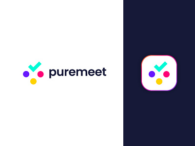 Pure Meet Logo Design Concept
