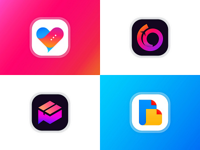 Modern & Colorful App Logo Design