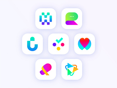 Colorful App logos