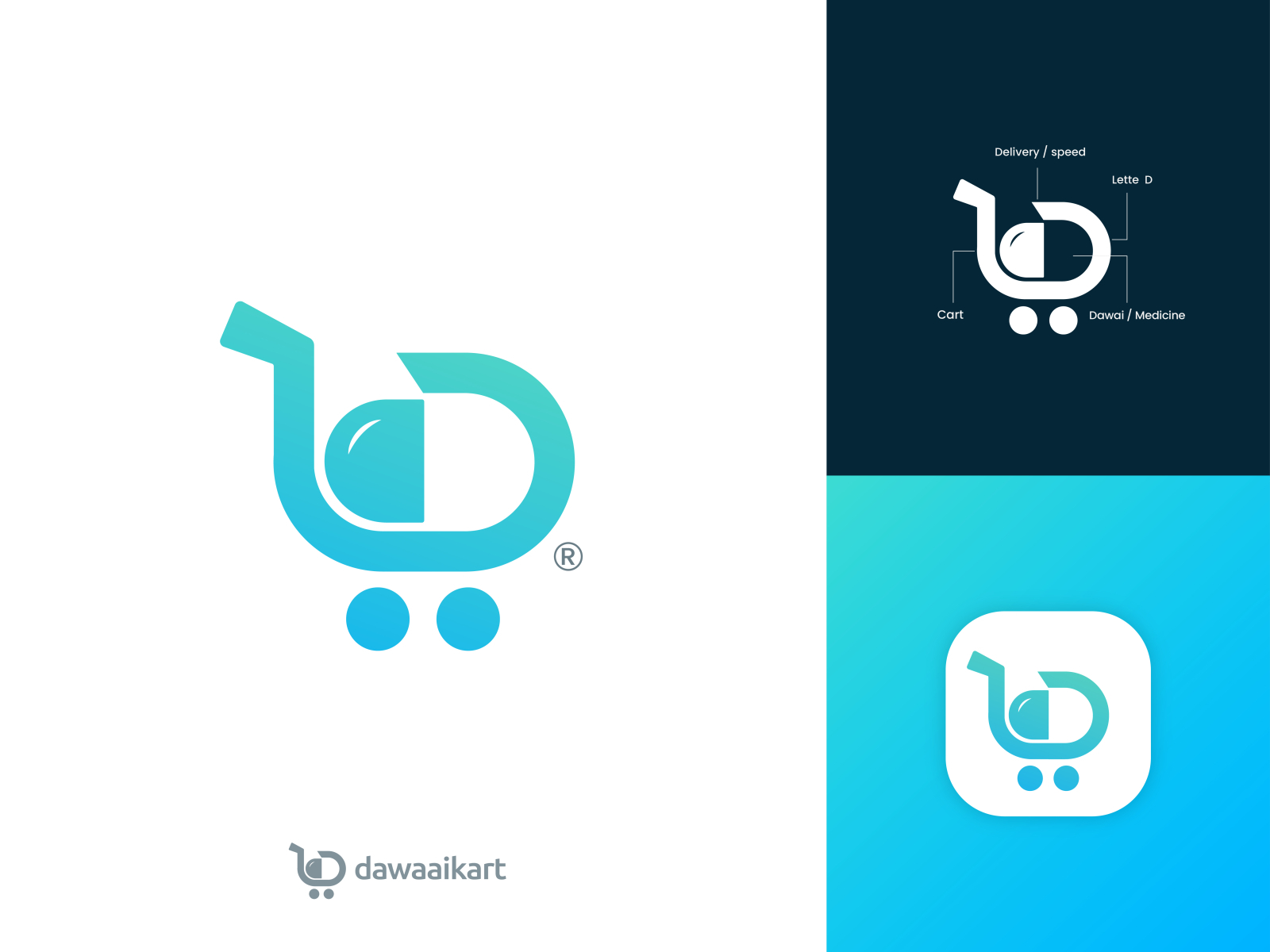 dawaaikart-medicine-delivery-app-logo-by-jowel-ahmed-on-dribbble