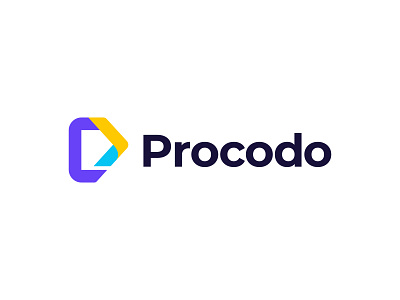 Procodo Logo Design app logo branding code coder coding colorful crypto developer gradient icon illustration letter logo logo logo design logotype minimalist monogram p logo simple logo symbol