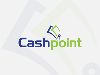 Cash Point Logo Design card cash bag cash logo design fashion logo graphic design icon illustration logo logo design logotype luxury money logo ui