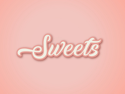 sweets text effect animation brand branding food illustration logo logo design logos logotype love luxury sweet text effect text style typography ux vector