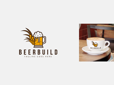 Beer logo beer beer logo brand branding concept drink food logo icon identity illustration juice logo logo design logos minimalist typography vector