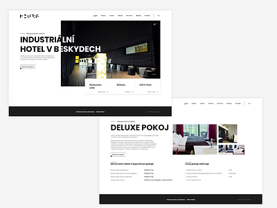 Miura hotel / website redesign / adobexd branding creative czech design designer graphic design ui uidesign website