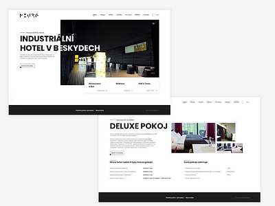 Miura hotel / website redesign / adobexd branding creative czech design designer graphic design ui uidesign website