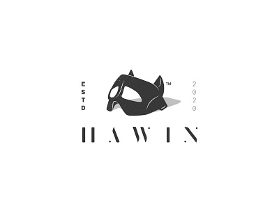 Hawin (Based in Canada) branding clothes design devil face flat hawin illustration iran kargamashad logo mask persian logo saalehii tehran typography vector صالحی
