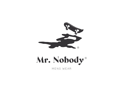 Mr Nobody Logo / Etude3 branding design fashion flat illustration iran jump kargamashad logo mr nobody saalehii skateboard sports teenagers tehran typography صالحی