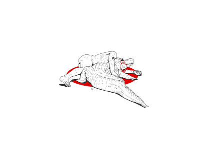 Ali-gay-tour / 2021 alligator blood feminist illustration lgbt nude nude art