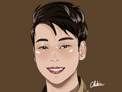 Josh anime anime art animeart asian boy digital digital art digital illustration digital painting digitalart portrait portrait illustration