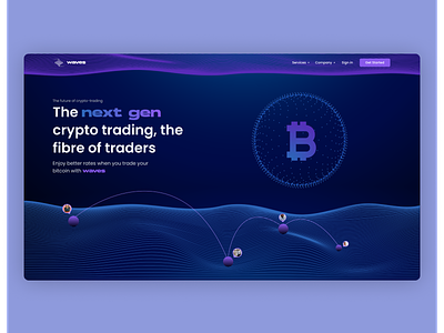 Crypto Currency Landing page crypto crypto exchange cryptocurrency design illustration vector