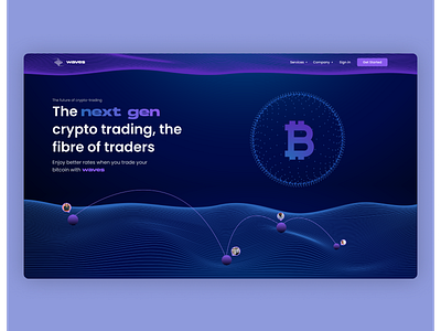 Crypto Currency Landing page