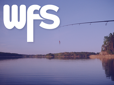 Day 11: The Fishing Logo 30 days of logos bauhaus descender f fishing logo proximanova s symbols typography w