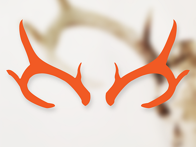 Day 18: Antlers 30 days of logos animal antlers deer logo mark symbol