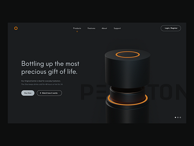 Pedalton - Landing Page