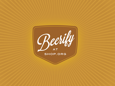 Beerify illustration label design