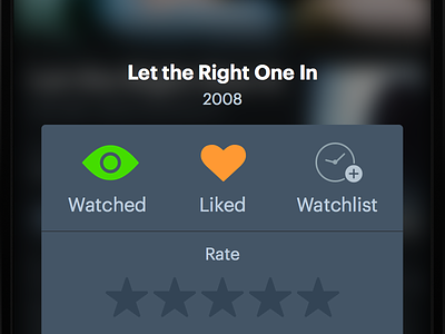 Letterboxd Modal app graphik grey icons ios letterboxd modal typography