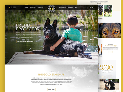 Gold Coast K9 doggies dogs redesign responsive website