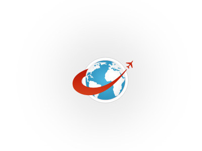 International Shipping Icon blue earth icon red shopping white world
