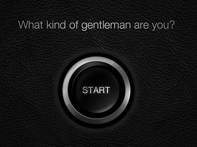 Start Button ios ipad start button leather metal texture men