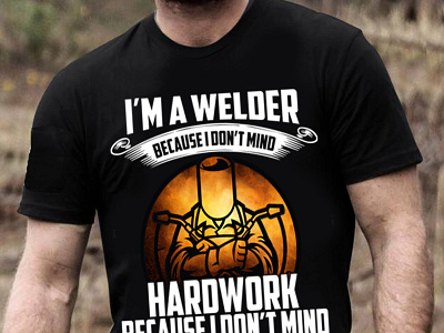 Welder Awesome T-Shirt branding design fishing t shirt illustration logo t shirt t shirt mockup tee tee design typography