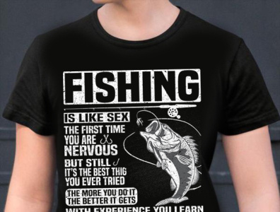 Fishing T-shirt branding fishing t shirt t shirt t shirt mockup tee design typography