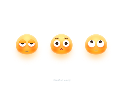 cloudhub emoji app design emoji icon illustration ui