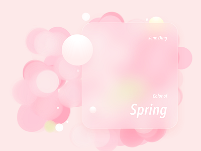 color of spring color glass illustration ui