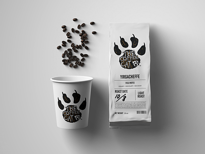 The Coffee Cat - Café Concept branding café coffee design graphic design identity logo design packaging design