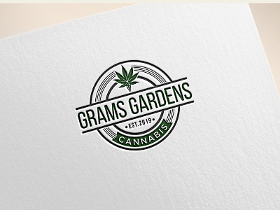 Grams Gardens Logo design