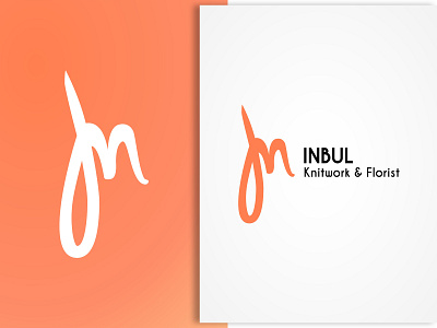 Inbul Knitwork & Florist branding design florist knitting knitwork logo