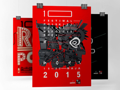 Raport promotional posetrs branding computer graphics festival festival branding festival promotion graphic design modern art modern arts modern arts festival posters promotional posters typography
