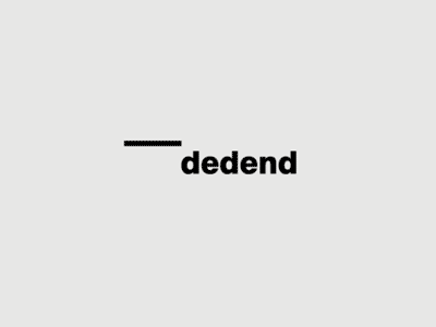 dedend - brand new logo abstract abstract identity logo logo design minimal motion motion design new branding