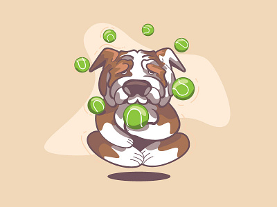 Bulldog Buddha buldog vectors bulldog bulldog illustration dog dog face dog illustration illustrated minimal minimalizm vector vector art