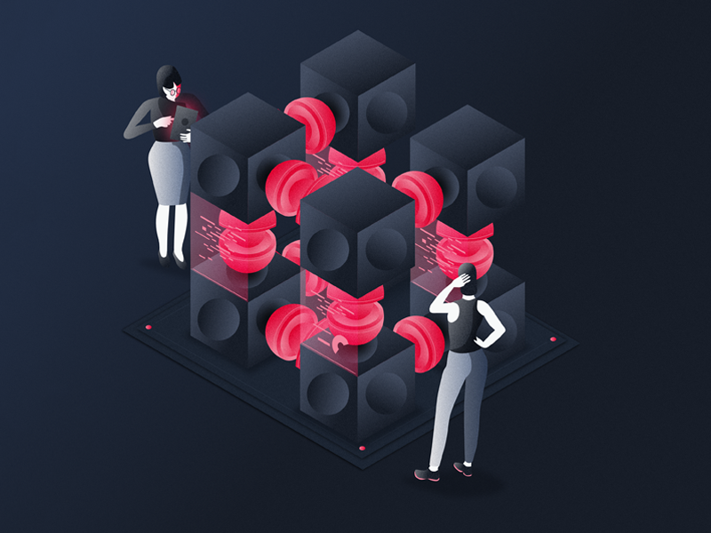 Future is here? futuristic future futurism affinity illustrator mood vector art exploration 3d isometric illustration art server
