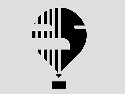 Daily logo challenge - day 2: Hot air baloon. balloon hot air balloons icon icons logo logos