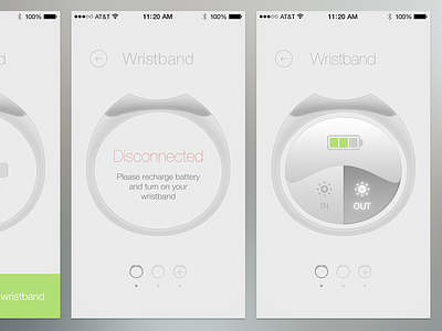 TapTap App app communication device hardwere interface iphone love taptap ui ux wristband