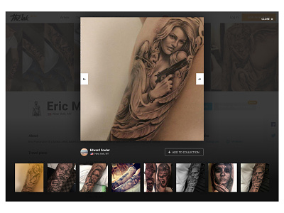 Photo Viewer gallery ink photo tattoo the.ink ui viewr web