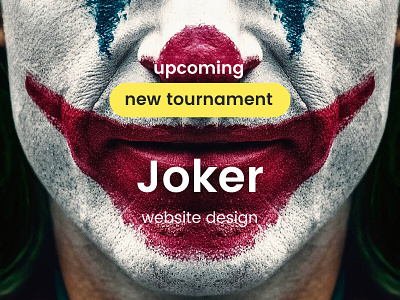 First Design Tournament - Joker award creative design destour inspiration joker tournament ui website