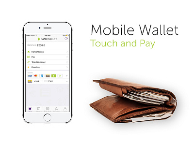 EasyWallet android ios mobile app money app wallet