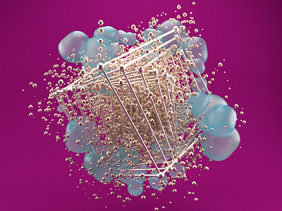 Abstract 3d abstract cinema cinema4d gold new render rendering