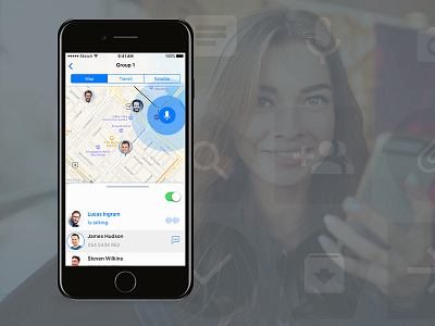 Messenger app for iOS/Android android app ios messenger mobile ui ux