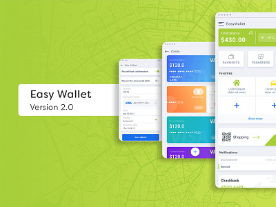 Easy Wallet v2.0 android app crypto financial mobile payment ui ux