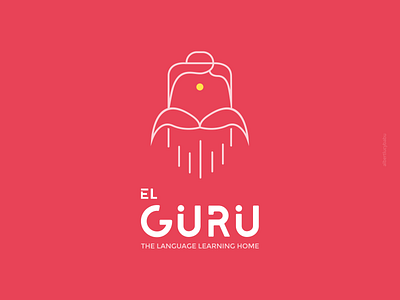 El Guru Logo art branding coreldraw design flat icon illustration logo photoshop typogaphy vector