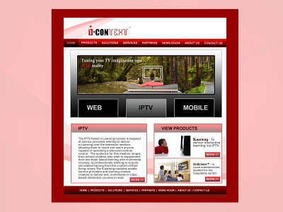 IPTV Web Site Design